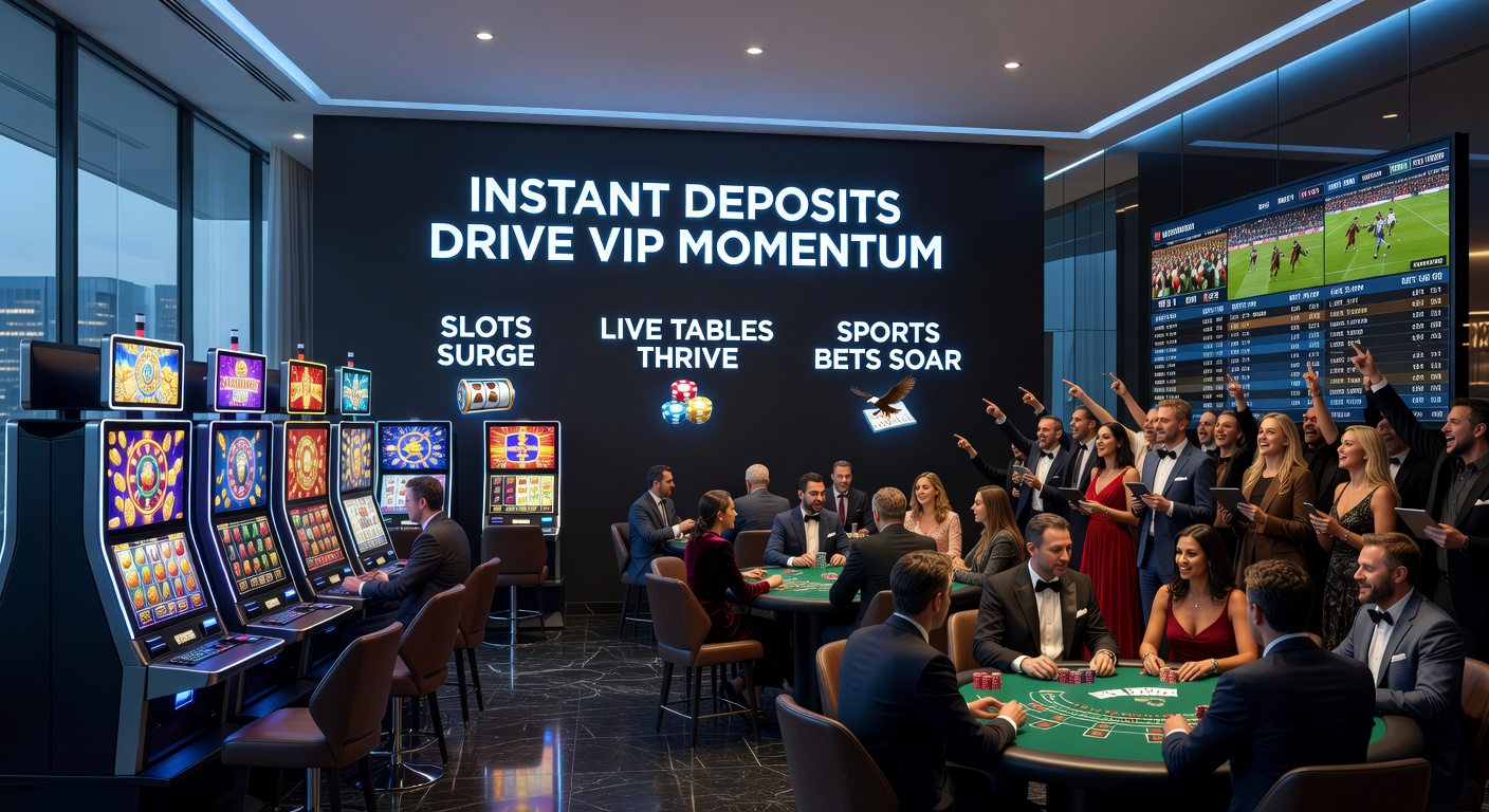 Live dealer blackjack tafel met spelers die chatten en chips inzetten, smartphone met deposit bevestiging zichtbaar