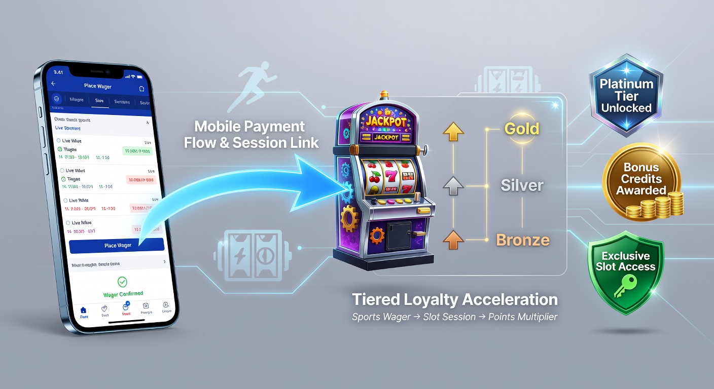 Gebruikersinterface die sport- en slottransacties combineert voor loyaliteitsversnelling